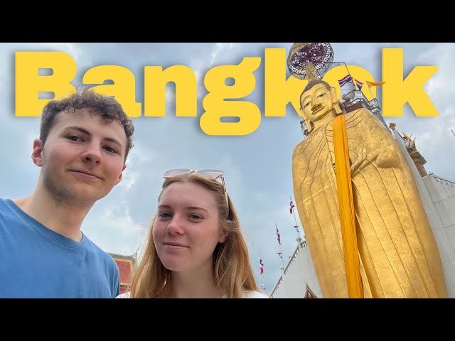 Travel vlog - Visiting the 105 ft Golden Buddha at Wat Intharawihan, Bangkok 🇹🇭