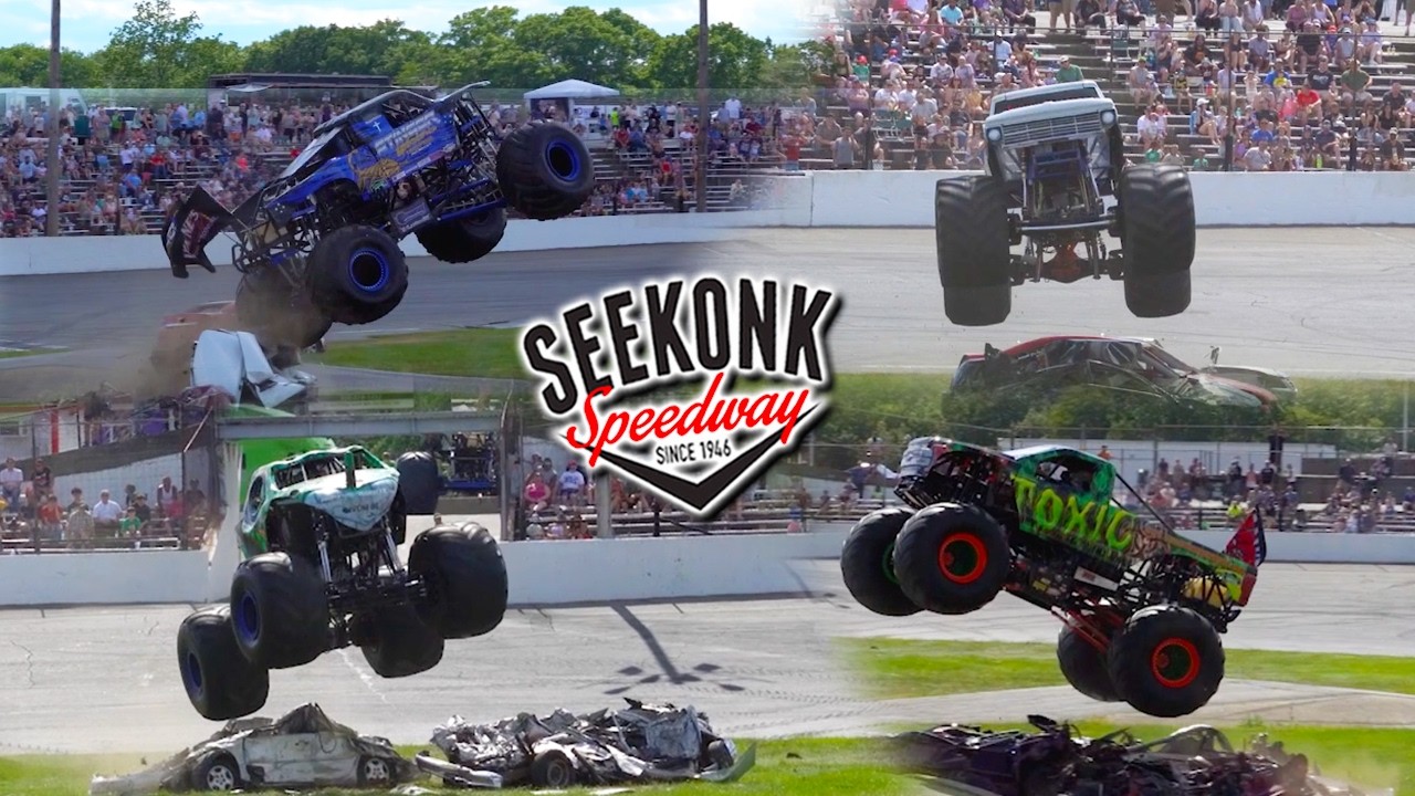 Monster Trucks Freestyle at Seekonk Speedway Fathers Day Bash 2026