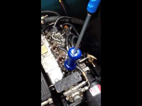 Removing seized injectors Yanmar engine