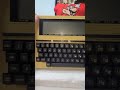 Tandy Land. TRS-80 100 Portable with Screen Issue