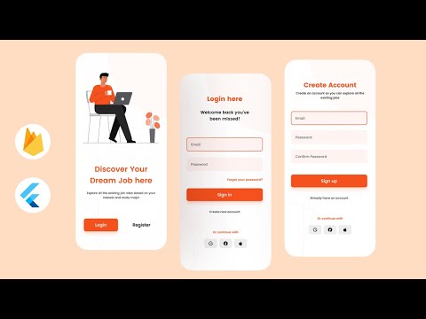 Flutter Firebase Authentication Email and Password | Firebase Email Authentication Flutter