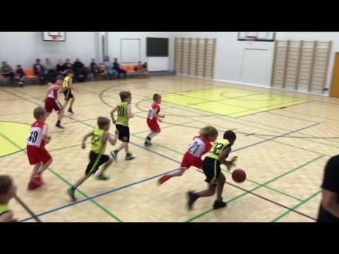 Mikropoikien (2010-2011) koripalloa, 2.11.2019, HoNsU White  - Muuramen Urheilijat Keltainen