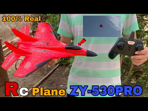 RC Glider Aircraft Fighter Plane Unboxing & Testing - Rc Plane - ZY-530PRO - MKR Modified