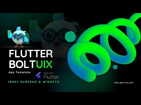 Flutter UI App Template