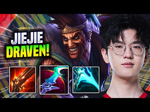 JIEJIE CAN PLAY BOTLANE LIKE A GOD! - EDG JieJie Plays Draven ADC vs Ezreal! | Season 2022