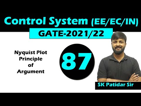 Lec87 Nyquist Plot | Principle of Argument | Control System