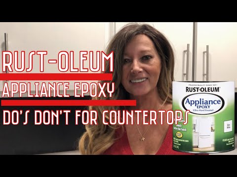 Rust-Oleum Appliance Epoxy For Countertops | Full Tutorial | Pros and Cons | DIY Counters $67.95 😳