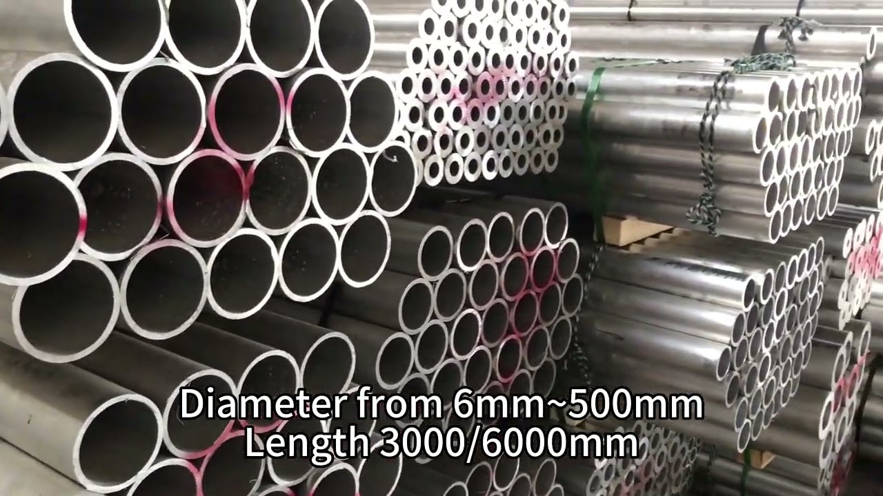 6061 aluminium pipe 6063 aluminum tube extruded round tubes