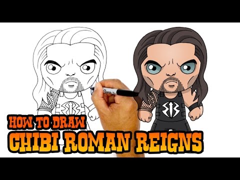 How to Draw Roman Reigns | WWE Superstars - YouTube
