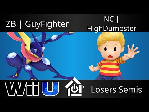 BreakOut Fridays 5/4/18 - GuyFighter (Greninja) vs HighDumpster (Lucas) - Smash 4 Losers Semis