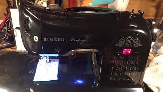 How to fix a Singer Heritage 8768 with code c6 and c7 remedies