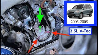 Honda Pilot 3.5L Timing Belt & Water Pump Replacement | Step by Step Guide