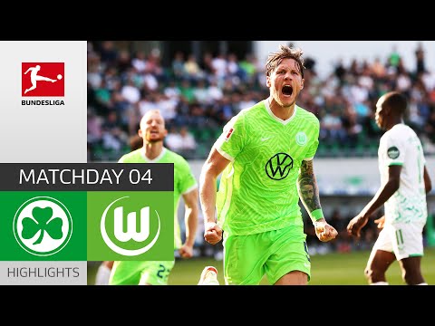 Greuther Fürth - VfL Wolfsburg 0-2 | Highlights | Matchday 4 – Bundesliga 2021/22