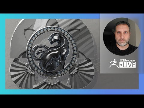Sculpting Organic Jewelry Designs: Panther & Dragon Inspired Works - Nacho Riesco Gostanza - ZBrush