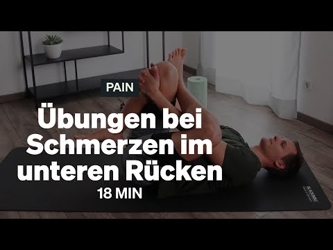 Rückenschmerzen lindern I  8 Übungen bei Schmerzen im unteren Rücken