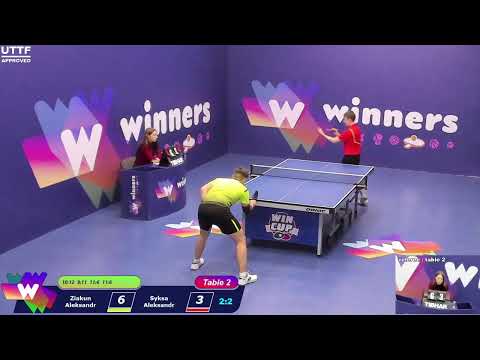 WINners CUP table 2  17.01 Ziakun Aleksandr - Syksa Aleksandr  20:30