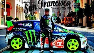 Ken Block San Francisco Drift - dubstep  (2013 1080p HD)