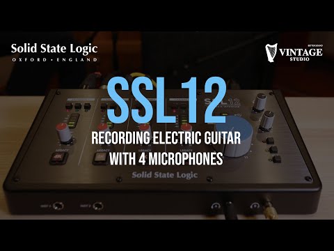 SSL12 Recording Electric Guitar with 4 Mics | Vintage Studio