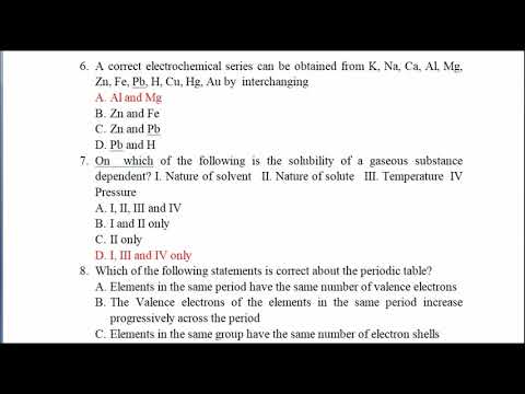 jamb past questions chemistry 2018