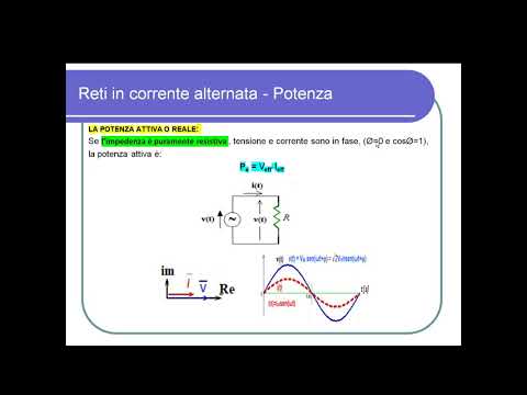Parte 4: Corrente alternata potenze
