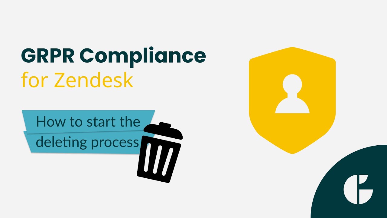 How to delete data in GDPR Compliance for Zendesk