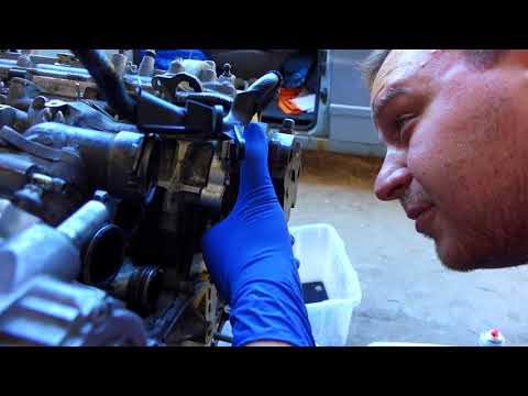Mercedes W164 OM642 3.0 V6, Замена цепи #4