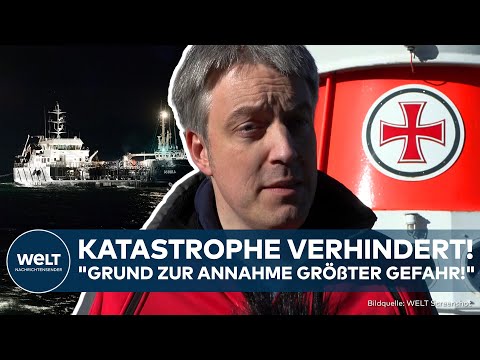 OSTSEE: Havarierter Tanker 'Annika' gesichert! "Feuer an Bord!" Brand gelöscht - Suche nach Ursache!