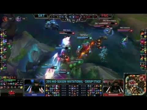Amazing WALL BUG for MSI - SKT1 vs FNC - Reignover on Sejuani - League of Legends - 2015 Competition