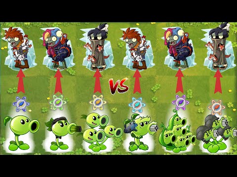 Pvz 2 Gameplay - All Plants Use 5 Plant Food Vs 999 Frozen Animal Zombies - Who Will Win ？
