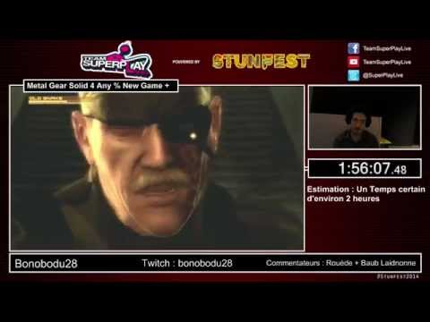 [STUNFEST 2014] MGS IV by Bonobodu28 (2:05:04 -no ending cinematic-)