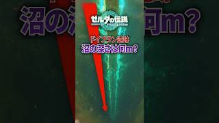 ドイブラン遺跡の沼の深さを調べてみたら... #ゼルダの伝説 #ティアキン #totk