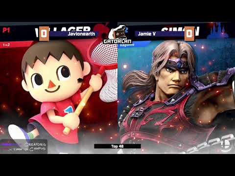 Javi (Villager) vs Jamey V (Simon) - GatorLAN Fall 2021 Smash Ultimate - Winners Top 48