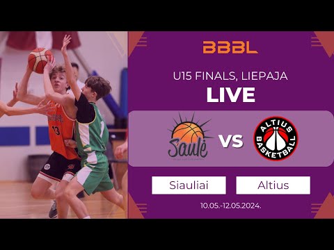 Siauliai 2009 vs Taltech/Altius 2009 | BBBL Boys U15 Final Stage | Group Phase