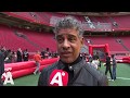 Frank Rijkaard geniet van Ajax