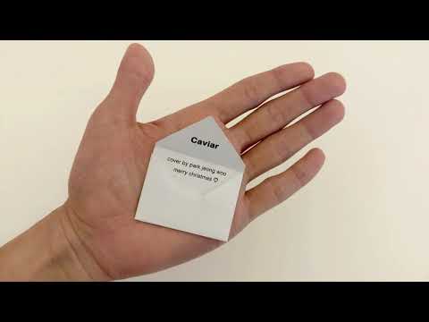 caviar - jaydon (cover by treasure park jeongwoo)