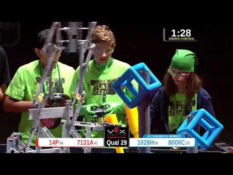 2015 VRC-MS Spir Q29 -  (14P 1028H) 40-Spirit Div-VRC Middle School-VEX Worlds 2015