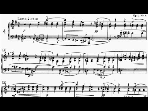 LCM Piano 2021-2024 Grade 5 List B2 Scriabin Prelude in E Mnor Op.11 No.4 Sheet Music