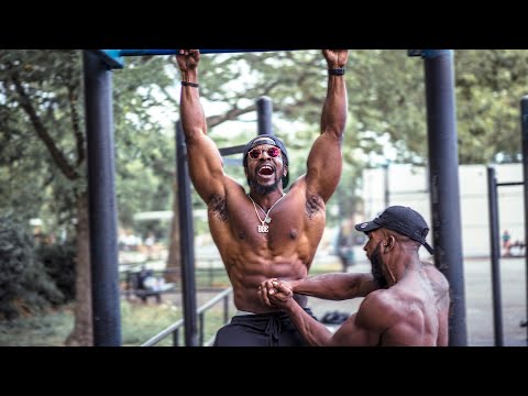 25 Muscle Ups & 100 Push ups in 5 Minutes Ft. Broly Gainz & Bam Baam