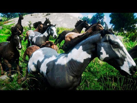 Wild Horse Migration! Head North! Blizzard | Red Dead Redemption 2: Animals Mod | (PT/BR)