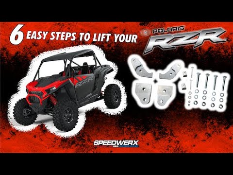 6 EASY STEPS TO LIFT YOUR POLARIS RZR // Speedwerx USA