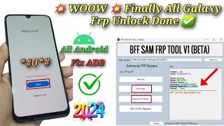 💥 WOW 💥 Finally ADB FIX Done Frp Bypass All Samsung / Any Android 2024 / 1 Click Only