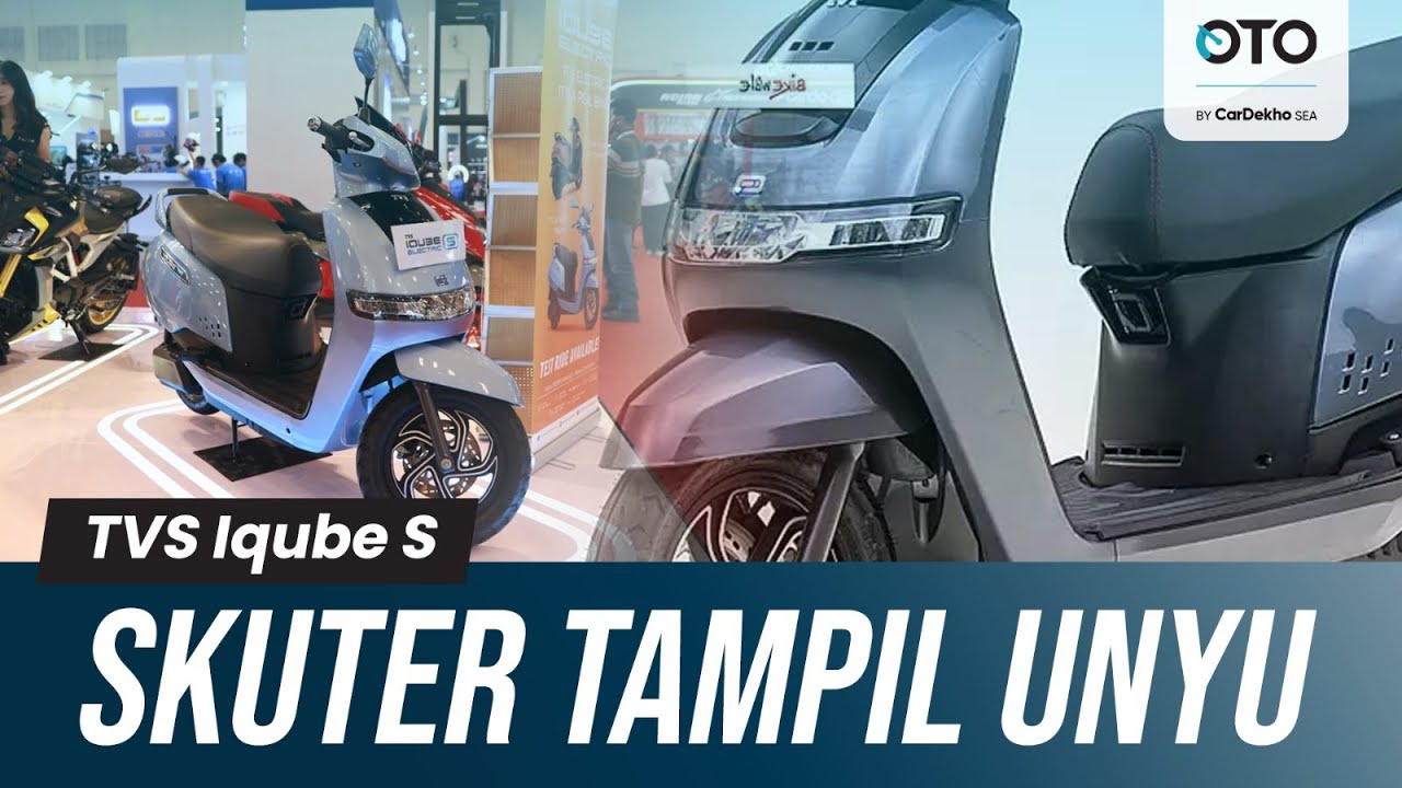 TVS ICUBE S, SKUTER LISTRIK INDIA DIBANDROL Rp50 JUTAAN