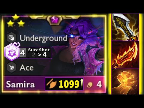 Here`s The Most Broken Unit in SET 8 | Samira 3 Star with 4 Sureshot buff 1099 AD | Samira Augment