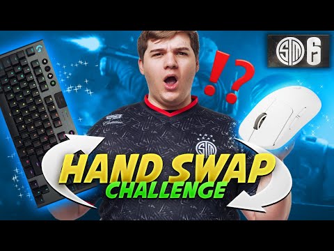 HOW GOOD Can A Rainbow Six Siege Pro Play LEFT HANDED? R6 HAND SWAP Challenge