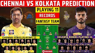 CSK vs KKR Dream11 Team | CSK vs KOL Dream11 Prediction | IPL 2023 | Dream11 Team of Today Match