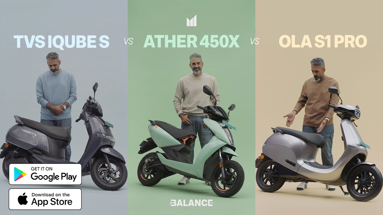 Ola S1 Pro vs Ather 450X vs TVS iQube S: India's best electric scooter