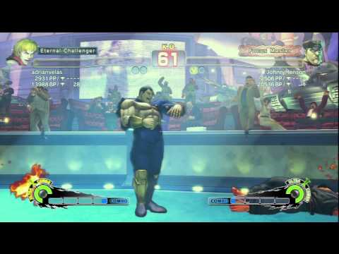 adrianvelas [Ken] Vs JohnryHenson [M.Bison] SSF4 AE Ranked Matches - PSN