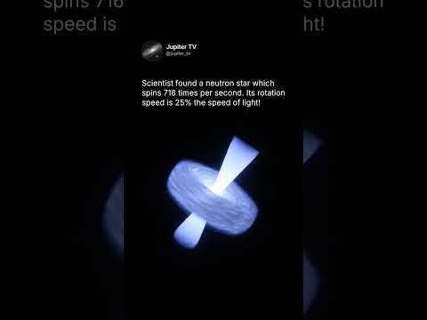 The Fastest Spinning Object in the Universe 🌌🌪️ #shorts #space