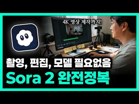 미쳤다… 텍스트 몇 줄로 영화를 만든다고요? 홍아린AI 소라2 사용법 공개