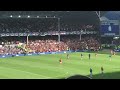 Limbs In Away End As Nottingham Forest score vs Everton  I  Everton 1-1 Nottingham Forest